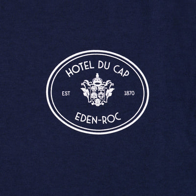SPORTY & RICH | EDEN CREST KENNEDY T-SHIRT { NAVY/WHITE