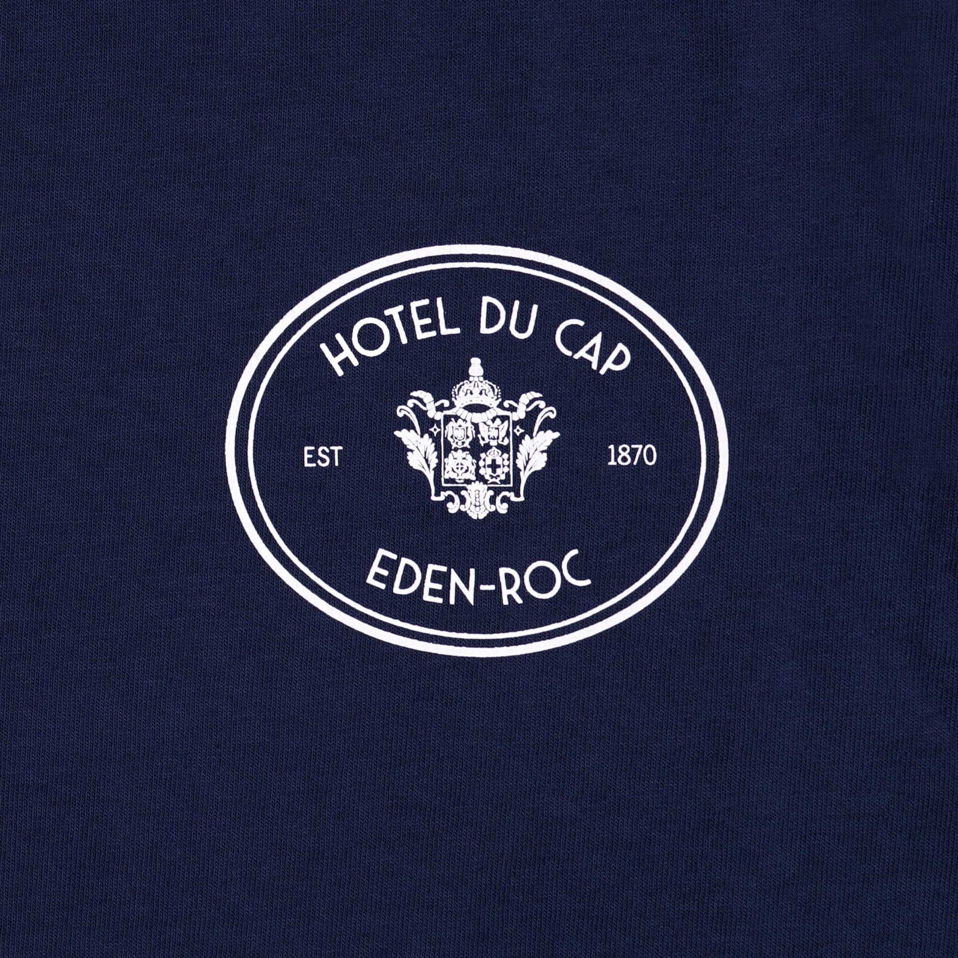 SPORTY & RICH | EDEN CREST KENNEDY T-SHIRT { NAVY/WHITE