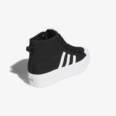 Adidas Originals | NIZZA PLATFORM MID  { BLACK