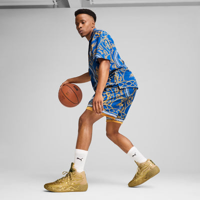 PUMA | X LAMELO BALL GOLDEN CHILD SHORTS { BLUE