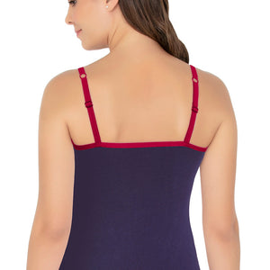 Cotton Camisole - Ink-Cerise