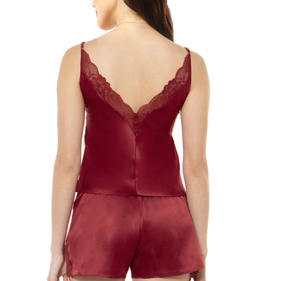 Eternal Bliss Satin Camisole - Rio Red