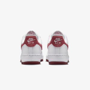 Nike | AIR FORCE 1 '07 { WHITE/ADOBE-TEAM RED-DRAGON RED