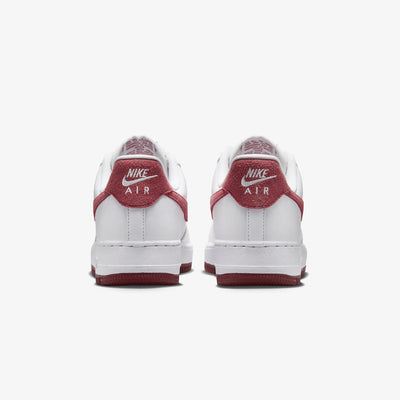 Nike | AIR FORCE 1 '07 { WHITE/ADOBE-TEAM RED-DRAGON RED