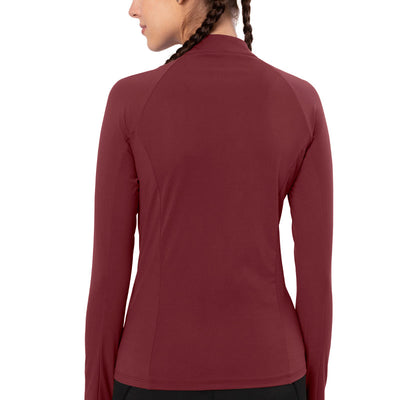 Energize Performance Full Sleeve Active Jacket - Chocolate Truffle