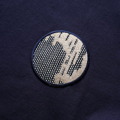 FDMTL | CIRCLE BORO PATCH TEE  { NAVY