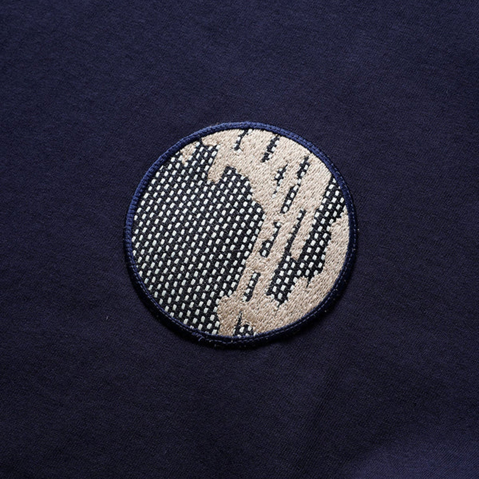 FDMTL | CIRCLE BORO PATCH TEE  { NAVY