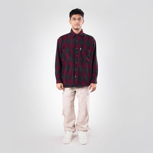 SUPERKICKS | FLANNEL SHIRT { MAROON