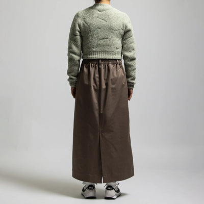 Jordan | TWILL SKIRT { MINK BROWN/MINK BROWN