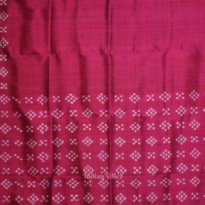 Magenta Pink Border Pasapali Designer Contemporary Saree