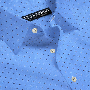 Blue Print I Causal Shirt I Regular Fit I 100% Cotton Shirt