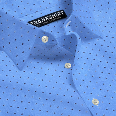 Blue Print I Causal Shirt I Regular Fit I 100% Cotton Shirt