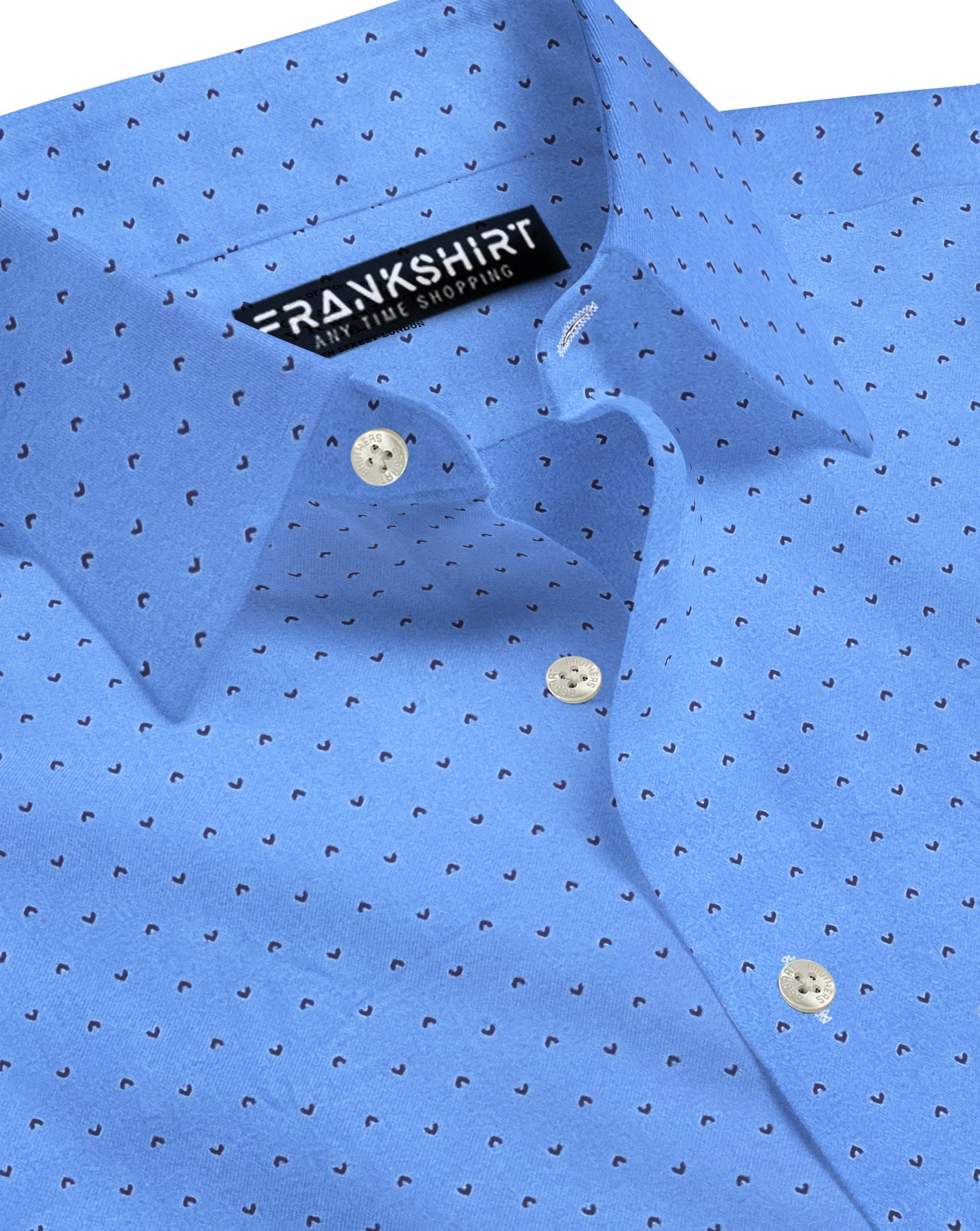 Blue Print I Causal Shirt I Regular Fit I 100% Cotton Shirt