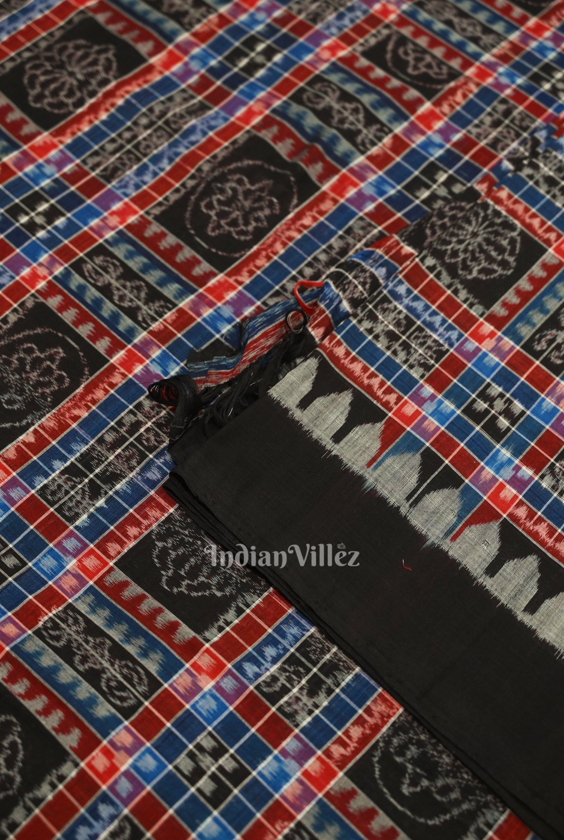 Multi Color Utkalaxmi Sambalpuri Ikat Cotton Fabric