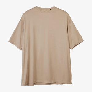 Y-3 | BOXY SHORT SLEEVE TEE { CLAY BROWN