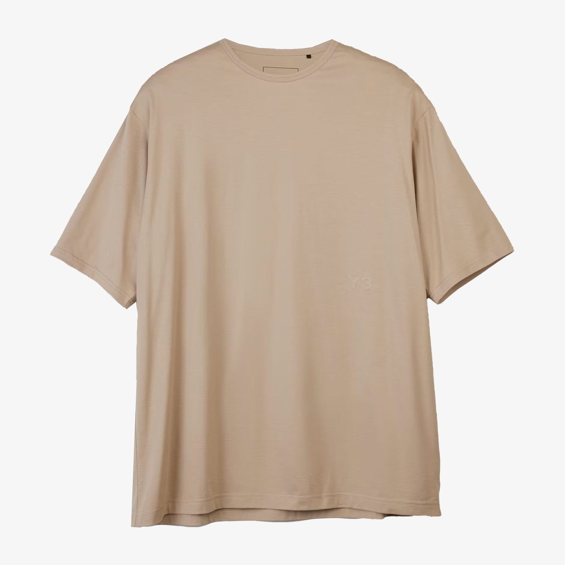 Y-3 | BOXY SHORT SLEEVE TEE { CLAY BROWN