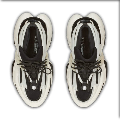 Balmain Unicorn Low-Top Black White