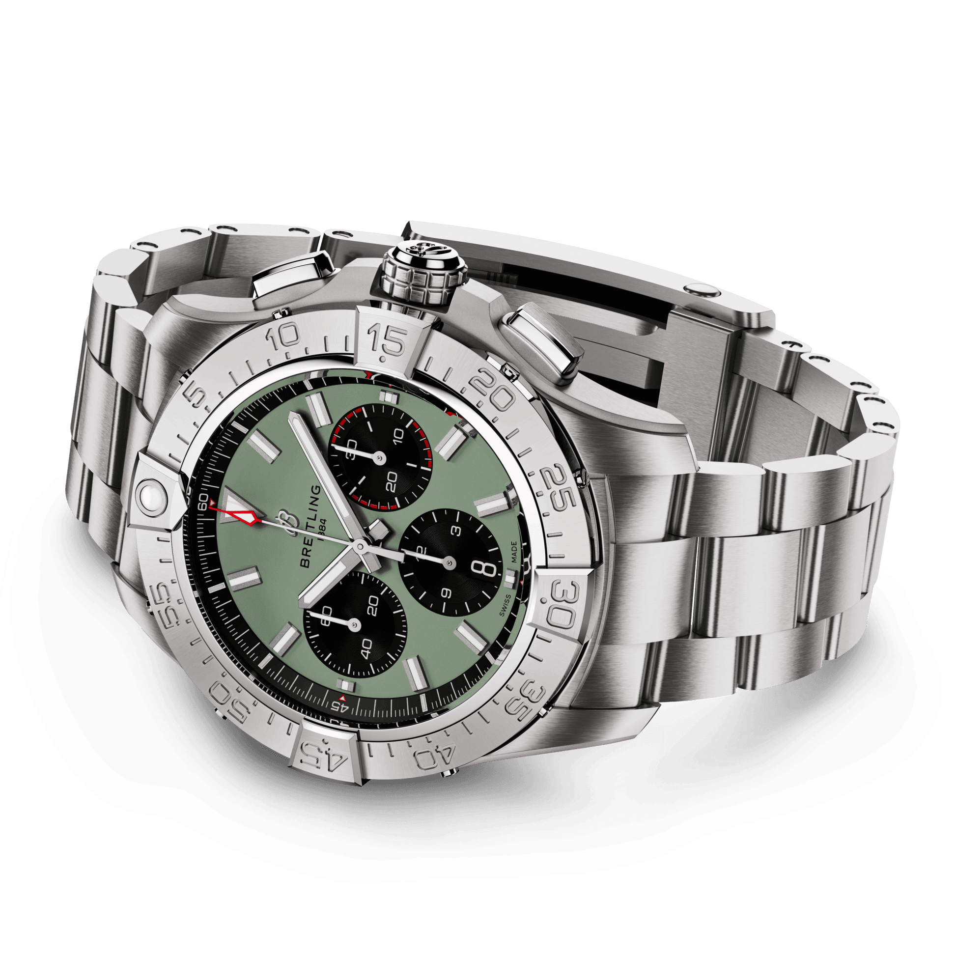 Breitling Avenger B01 Chronograph Green Dial Men 44mm