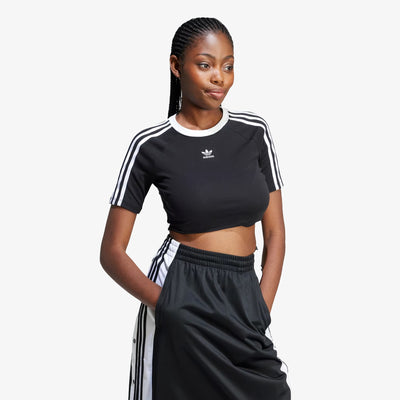 Adidas Originals | 3-STRIPES BABY TEE  { BLACK/WHITE