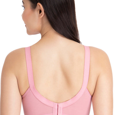 Magic Support Non Padded Non-Wired Full Coverage Bra - Wild Rose