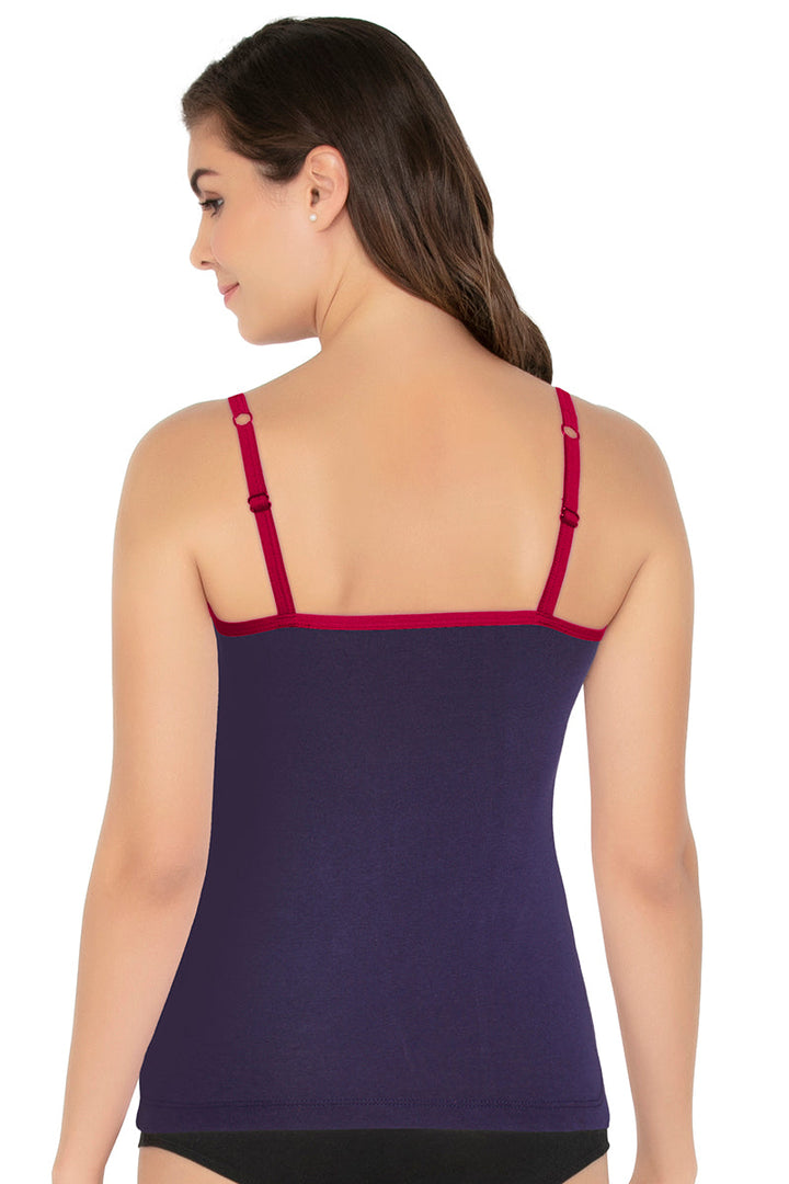 Cotton Camisole - Ink-Cerise