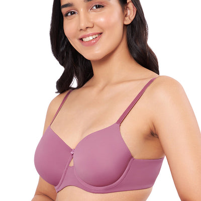 Elegant Dream Padded Wired T-shirt Bra - Mellow Mauve
