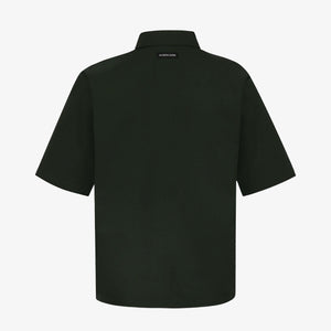 ALMOST GODS | ALPHA CROSS SPRAY PAINT SHIRT { GREEN