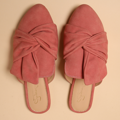 Winterberry Knoted Mules