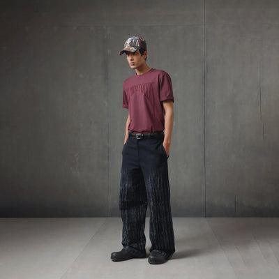 ALMOST GODS | GOTHIC RELAXED TEE { PLUM
