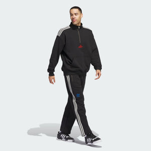 Adidas Originals | 100 THIEVES 1/2 ZIP  { BLACK