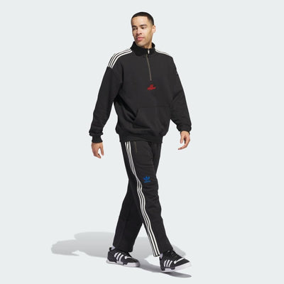 Adidas Originals | 100 THIEVES 1/2 ZIP  { BLACK