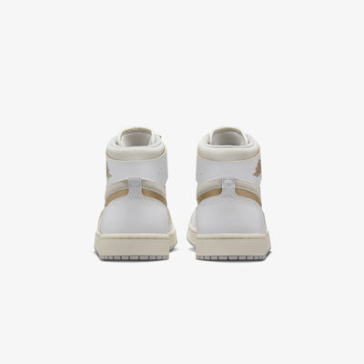Jordan | AIR JORDAN 1 ZOOM CMFT 2  { WHITE/METALLIC GOLD-NEUTRAL GREY