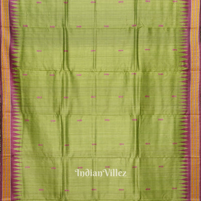 Green  Gopalpur Tussar Silk Saree