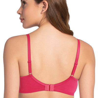 Cotton Dream Padded Non Wired T-shirt Bra - Azalea