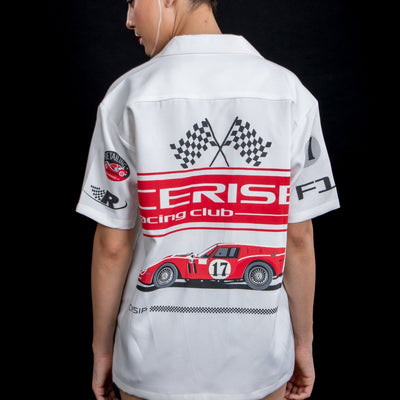 REDLINE RUSH BOWLING SHIRT ( WHITE )
