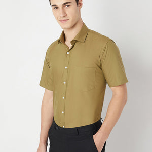 Wrinkle Free Half Sleeve Shirt