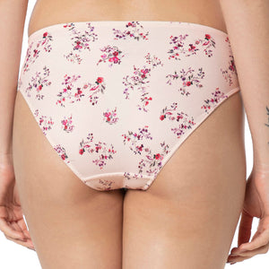 Smooth Charm Bikini Panty - Rosewater Print