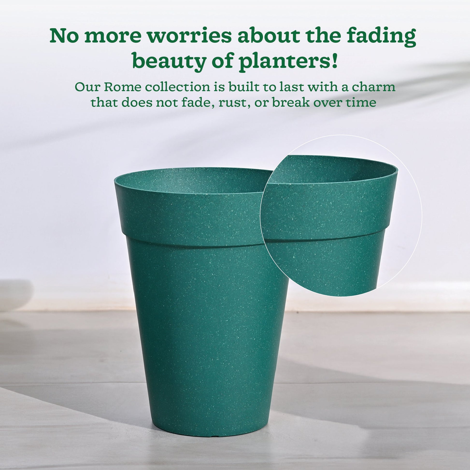 Roma Plastic Planter