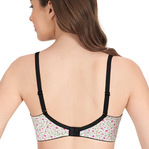 Smooth Dreams Padded Non-wired T-shirt Bra - Camelia Rose Pr