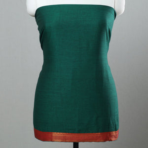 Green - 3pc Cotton Dharwad Dress Material 10