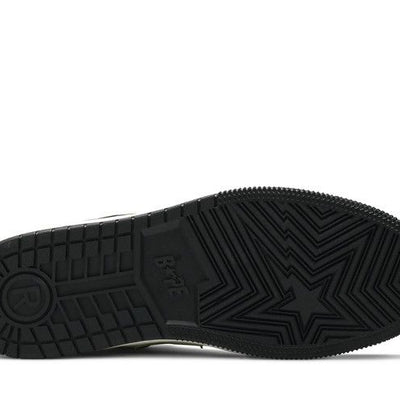 A Bathing Ape Block Sta Hi Black Lime