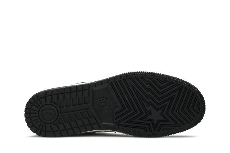 A Bathing Ape Block Sta Hi Black Lime