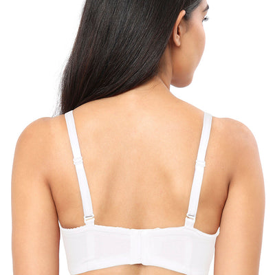 All Day Comfort Non-Padded & Non-Wired Bra - White