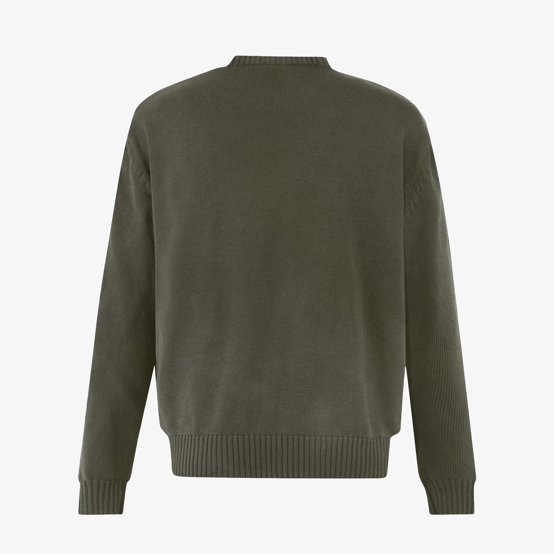 ALMOST GODS | ALPHA CROSS KNIT SWEATER { OLIVE