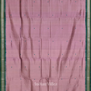 Onion with Green Odisha Handloom Siminoi Silk Saree