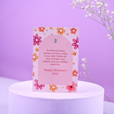 Money Plant Variegated in Ceramic Pot Women's Day Gift