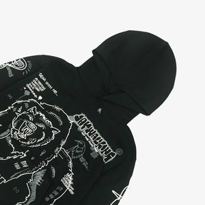 JAYWALKING | BEAR WITH ME HOODIE { BLACK