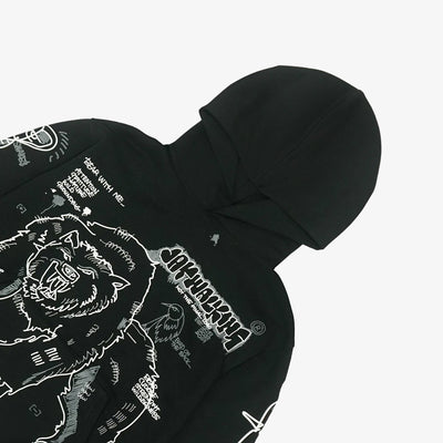 JAYWALKING | BEAR WITH ME HOODIE { BLACK