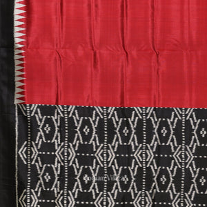 Exclusive Red Black Contemporary Designer Saree