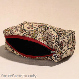 Brown - Handmade Cotton Toiletry Pouch 05